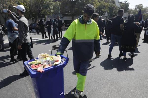 جمع آوری 546 تن پسماند خشک و تر در راه راهپیمایی جاماندگان اربعین