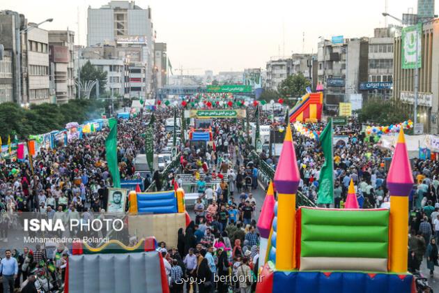 جابه جایی بیشتر از یک میلیون نفر با مترو در جشن ۱۰ کیلومتری عید غدیر