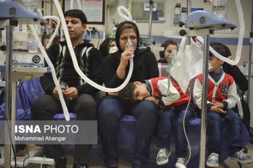 رجوع ۲۵۰۰ خوزستانی به بیمارستان ها به دنبال آلودگی هوا