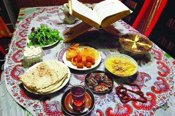 تغذیه روزه داران از افطار تا سحر