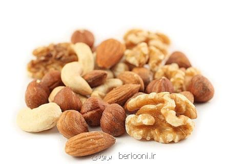 مصرف گردو و بادام باعث افزایش طول عمر می گردد
