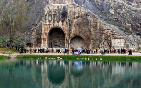 مجموعه تاریخی طاق بستان بعد از دو ماه تعطیلی باز شد